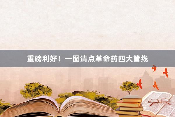 重磅利好！一图清点革命药四大管线