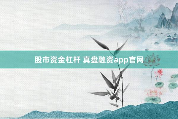 股市资金杠杆 真盘融资app官网